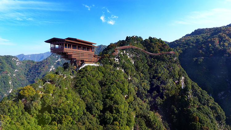 【云游渭南】待到春暖花開之時(shí)，我們相約草長鶯飛的少華山！_fororder_龍首閣 (2)